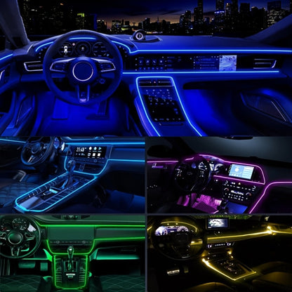 Car Interior Ambient Light Strip with Eight-Color App Control, Music-Responsive Modes and Two Checkout Configurations