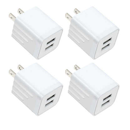 Dual Port USB Wall Charger 2.1A for an Everyday Personal Care Routine, with the Listed Configuration