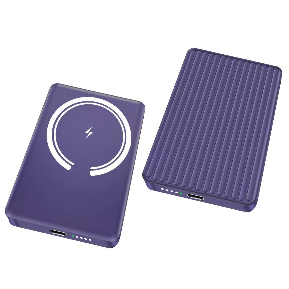 MagSafe Compatible Magnetic Power Bank 5000mAh Ultra Slim 20W Fast Charging, Portable Charger for iPhone 17 16 15 14 13 12