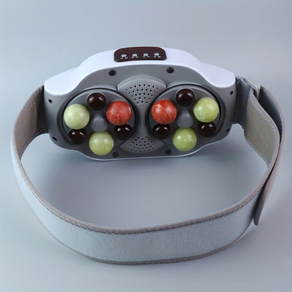 Electric Abdominal Massager with Heat - Rechargeable Portable Stomach Massager with 3 Massage Modes & Heating for Home or Salon Spa Use