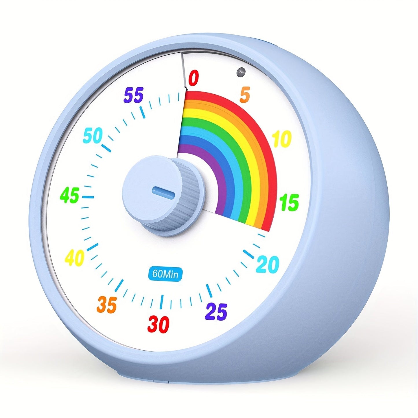 Visual Countdown Timer 60 Minute – Silent Operation Time Management Clock for Classroom, Office, Kitchen & Desktop