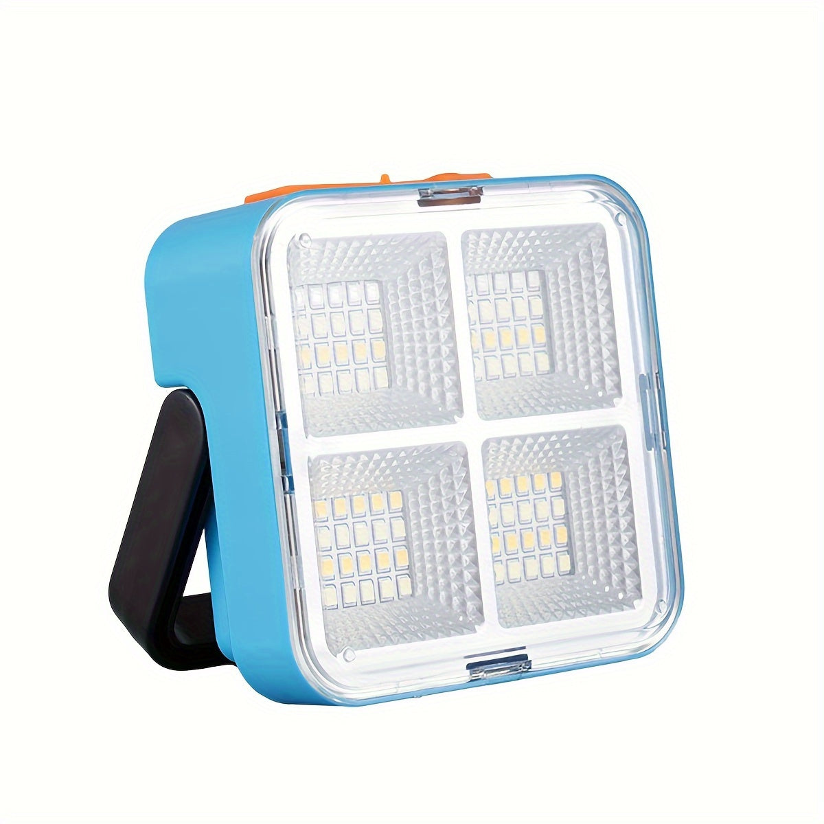 Solar Camping Lantern with Four Adjustable Modes, Solar and USB Charging, Bracket and Hook for Camping, Hiking and Emergencies