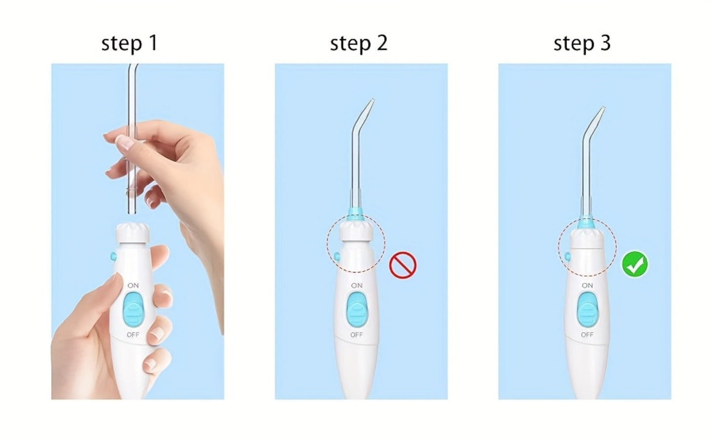 Water Flosser for Teeth & Braces 600ml Large Tank – 10 Adjustable Pressure Levels 8 Nozzles IPX4 Waterproof Professional Oral Irrigator