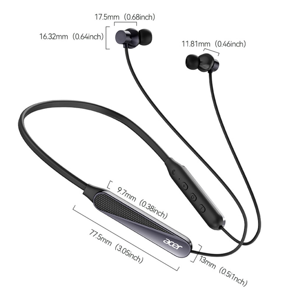 Acer TWS Wireless Earbuds Gaming Mode Low Latency, Noise Isolation Stereo Sound USB-C Charging Long Battery Life