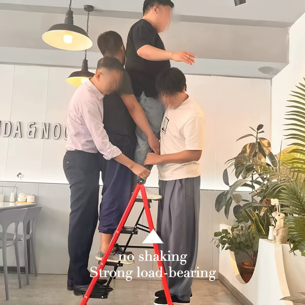 Portable Folding Step Ladder 3/4/5-Step, Weight, Plastic Step Stool Ladder, Foldable Ladder for Household