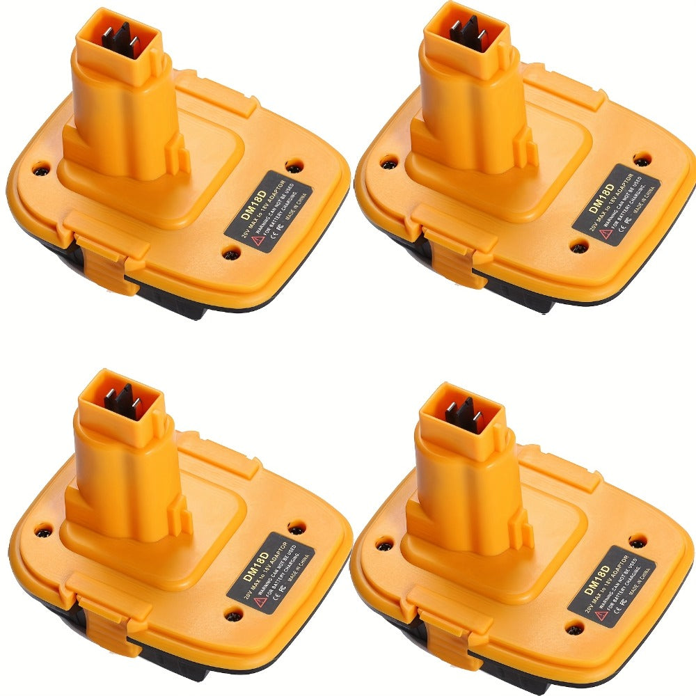 DM18D Battery Adapter for DeWalt 18V XRP NiCad NiMh Cordless Tools Compatible with DeWalt 20V for Entryways, Bedrooms and Living Spaces