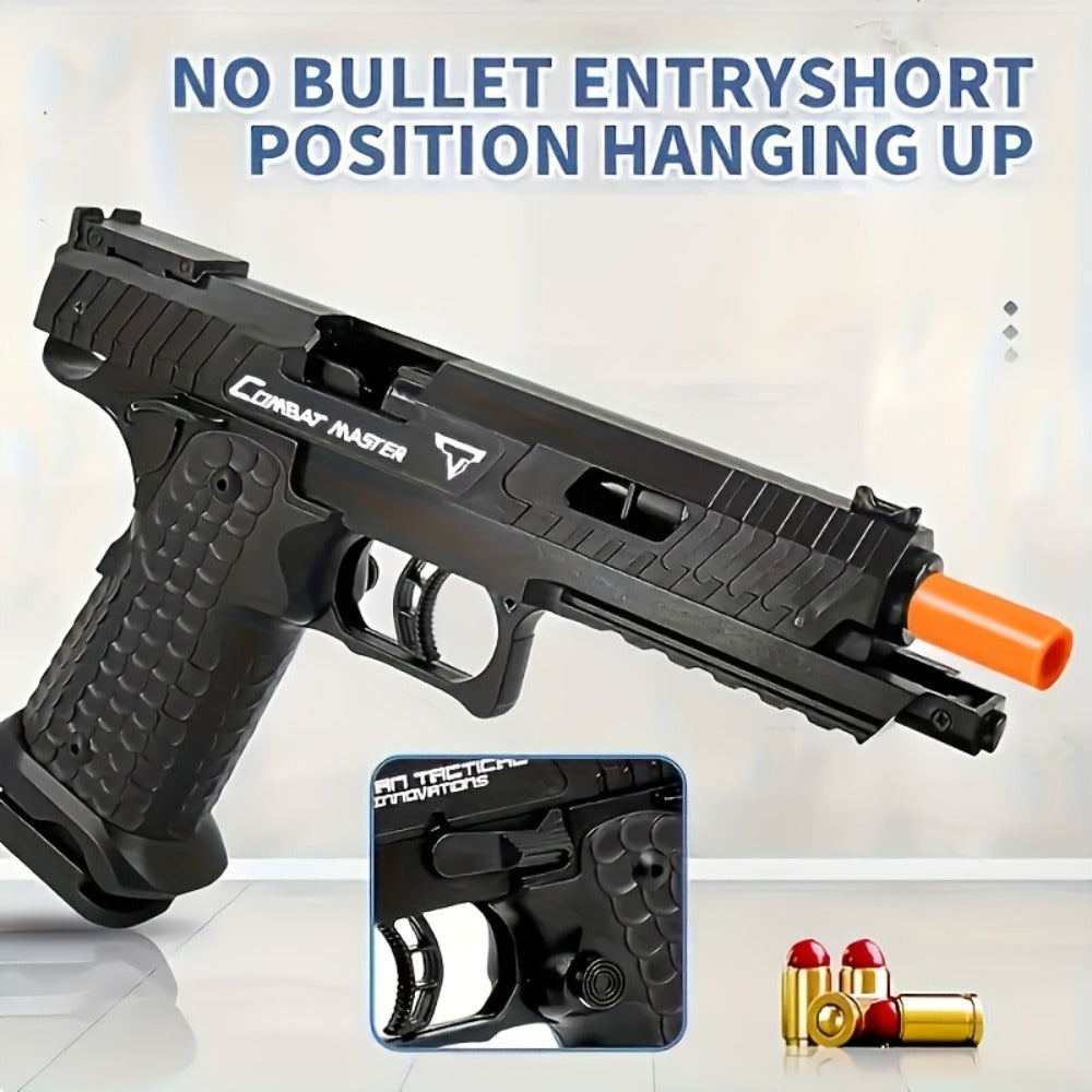 2011 Battle Master Semi-Auto Bullet Toy Gun with Shell Ejecting, 1 Magazine, 20 Simulation Bullets