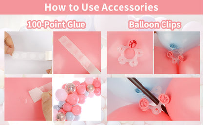 Balloon Arch Kit Stand Set with Water-Fillable Base, Adjustable 9FT Tall 10FT Wide Balloon Column Stand for Wedding Birthday Party Christmas