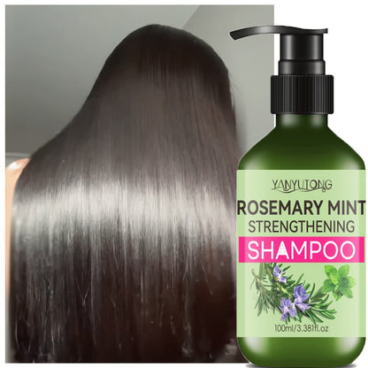 Three-Piece Rosemary Mint Hair Care Set with 3.38 oz Pump Shampoo, Conditioner and Oil Formats