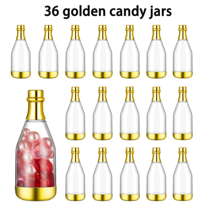 Mini Champagne Bottles Party Favors 36-Piece for Parties, Celebrations and Guest Favors, with the Listed Configuration