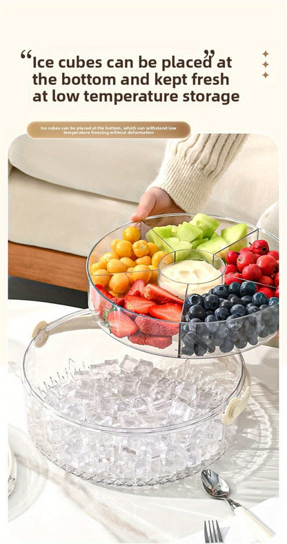 Portable Ice Bucket with Lid Large Insulated Beverage Cooler for Outdoor Party Beer Champagne Fruit