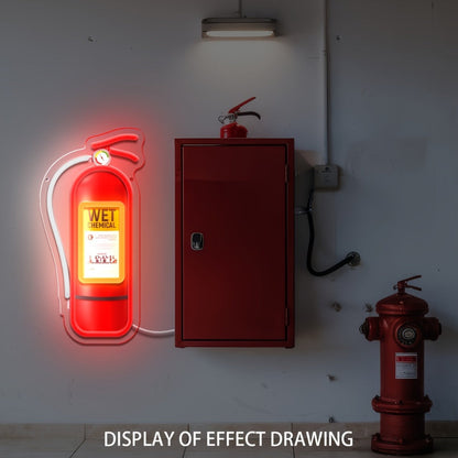 Retro Gas Pump or Fire Extinguisher LED Neon Sign with USB Power, Switch Control and Two Designs