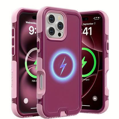 3-Layer Warrior Armor iPhone Case Full Body Shockproof Drop Protection Lining Built-In Dust Plug for an Everyday Personal Care Routine