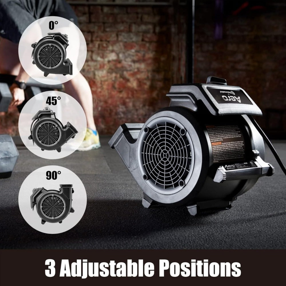 Air Mover Floor Dryer 550 CFM Portable Carpet Blower Fan for Water Damage Restoration Drying for Entryways, Bedrooms and Living Spaces
