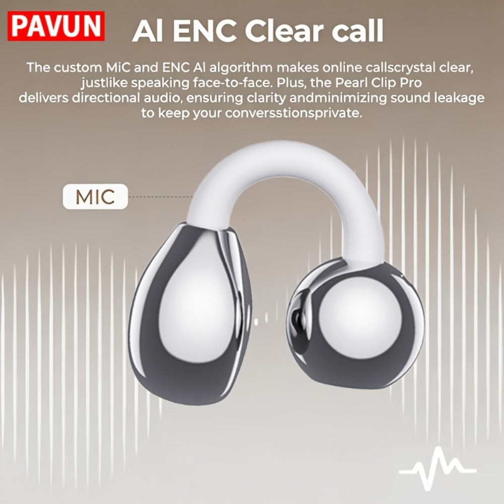 PAVUN AI Translation Headphones with HD LCD Screen, 150+ Languages Bluetooth 6.0 Wireless 8H Battery