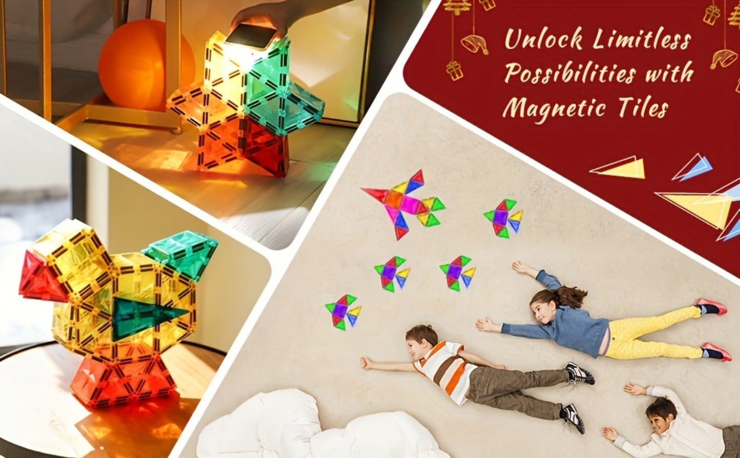 Magnetic Tiles 120pcs with 2 Toy Cars for Kids Ages 3 4 5 6 with the Listed Color, Size or Set Options for Everyday Use