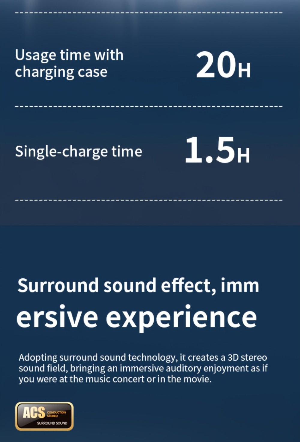 Wireless Earbuds Mini Lightweight In-Ear with ENC Call Processing, Touch Controls and Three Colors