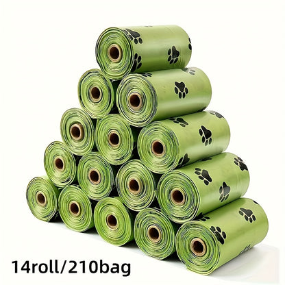Dog Poop Bags Scented Leak-Proof 210 or 420 Count – 14 or 28 Rolls Pet Waste Bags for Dogs & Cats Odor Control Trash Can Liners Essential