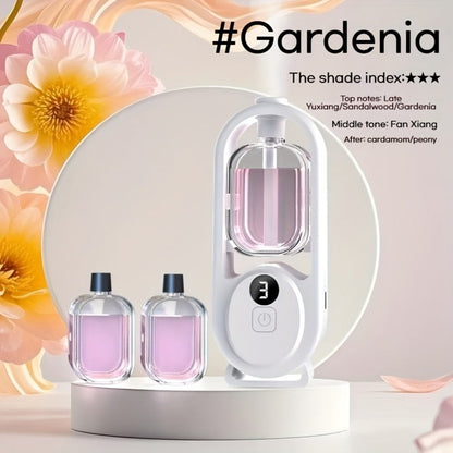 USB Essential Oil Diffuser with Five-Level Display, Multicolor Light and One-, Three- or Five-Bottle Bundles
