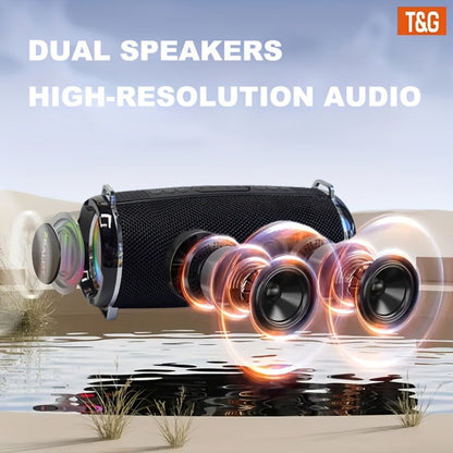 Bluetooth Speaker T&G TG192 with 2400mAh Battery, IPX4 Rating, RGB Breathing Light and Five Color Options