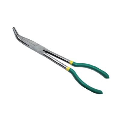 Long Nose Fishing Pliers 11 Inch 45-Degree Angle Bent Tip – O-Ring Hook Remover Needle Nose Pliers for Saltwater Freshwater Fishing