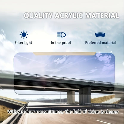 Car Visor Extender Polarized UV400 Anti-Glare | Clip-On Adjustable Sun Visor Extension, Blocks Blinding Sun & Headlight Glare