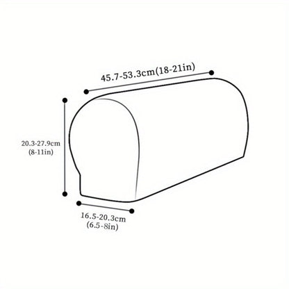 Stretch Armrest Covers for Chairs Sofa Couch 2 Pcs Spandex Elastic Arm Covers Slipcovers for Entryways, Bedrooms and Living Spaces