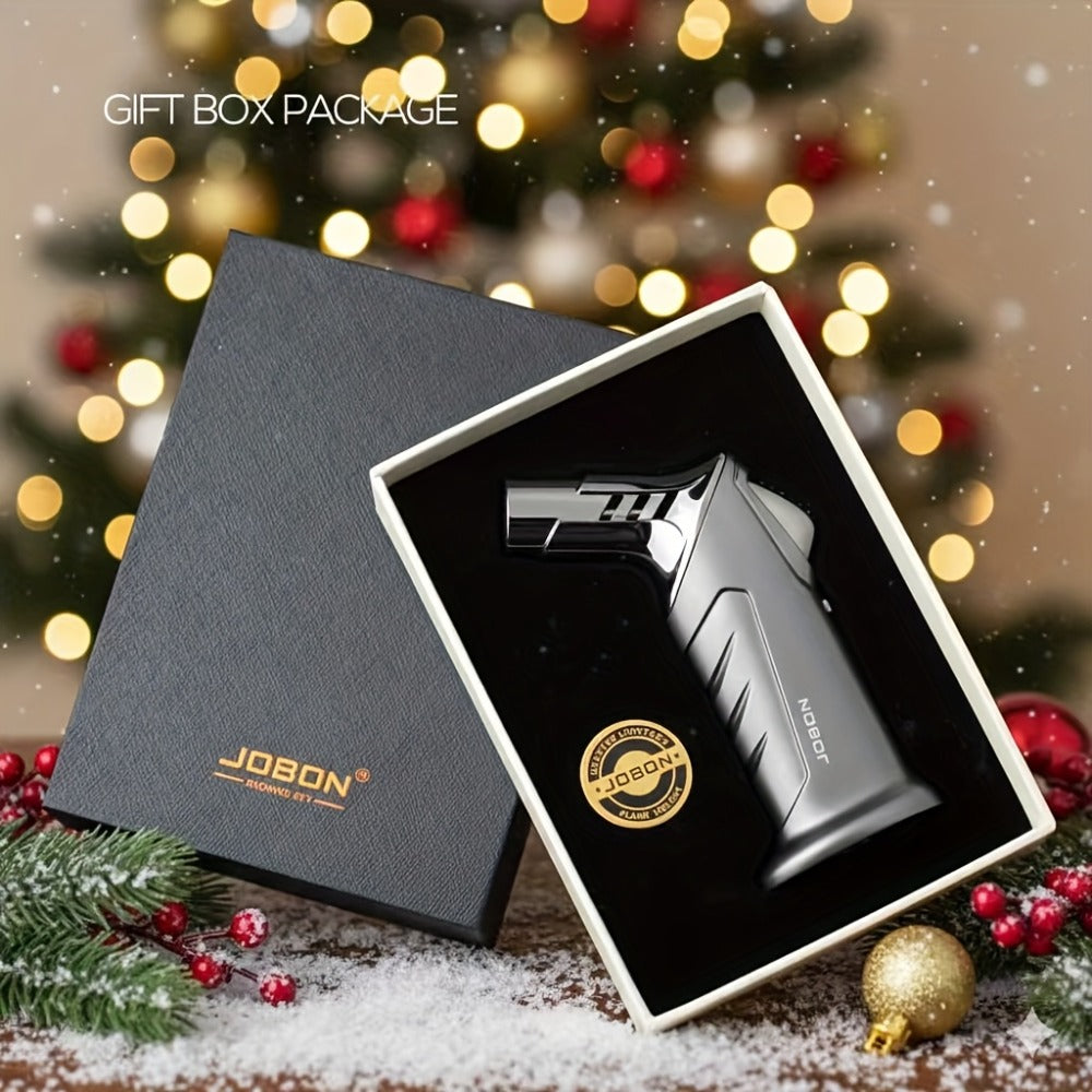 Butane Torch Lighter Gift Set 2500°F, Refillable with Safety Lock & Adjustable Flame for Home Cooking, Dining and Outdoor Meals