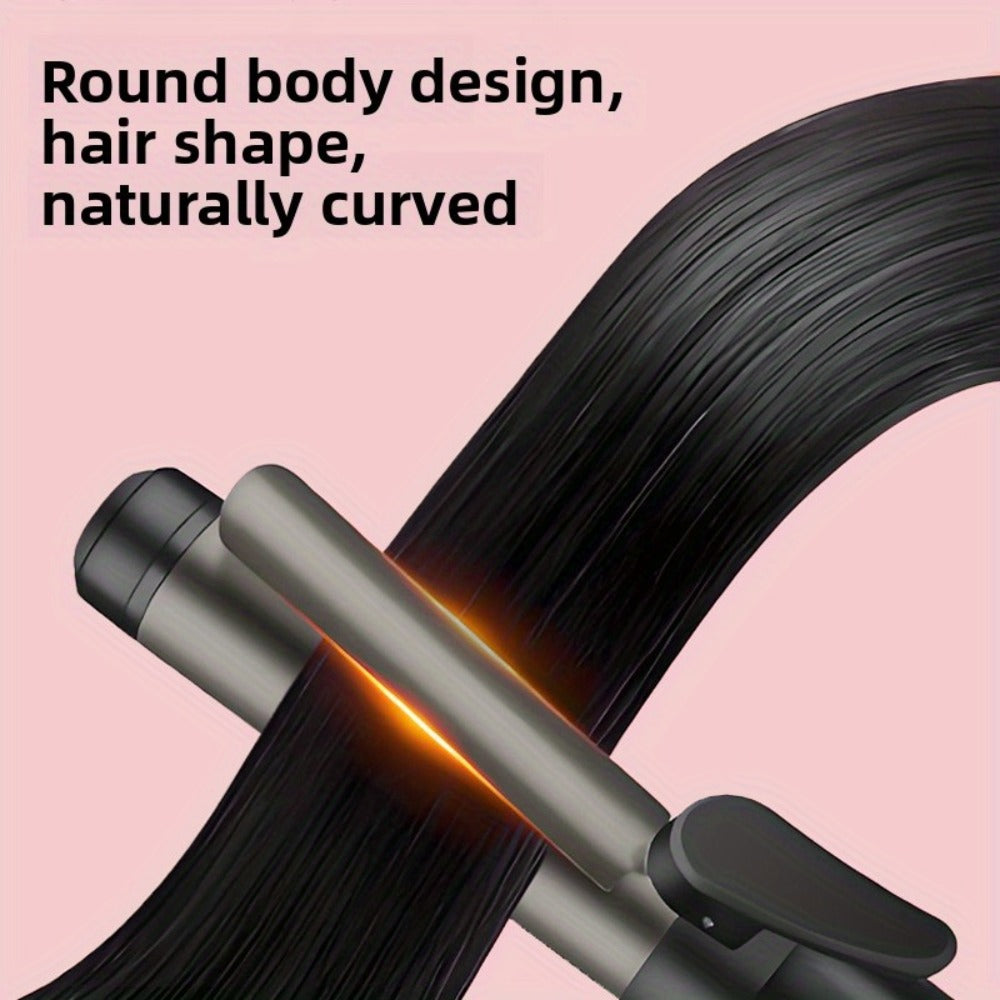 Cordless Mini Curling Iron Wireless Rechargeable Portable Hair Curler, Ceramic Barrel for Airy Bangs