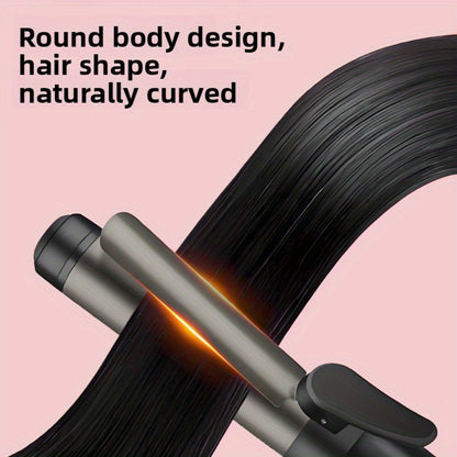Cordless Mini Curling Iron Wireless Rechargeable Portable Hair Curler, Ceramic Barrel for Airy Bangs