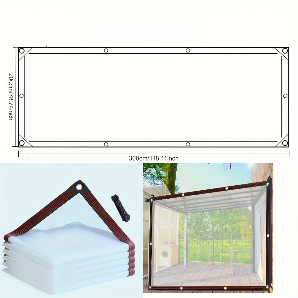 Greenhouse Plastic Film Reinforced for Garden, Patio and Yard Use, with the Listed Configuration