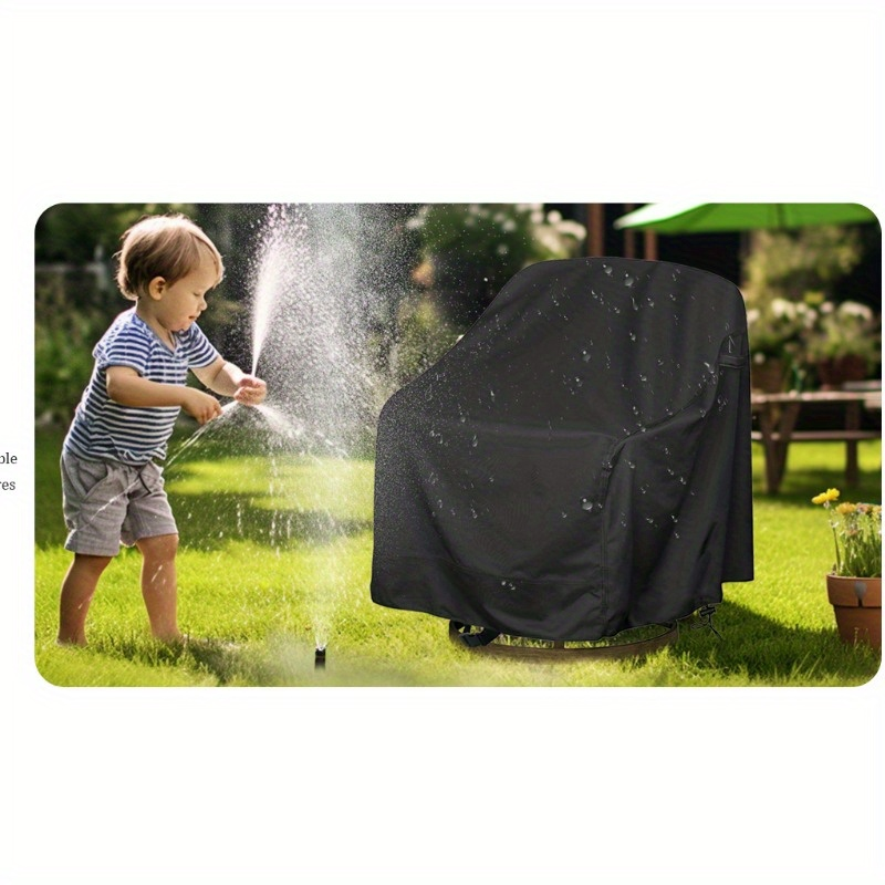 Swivel Patio Chair Covers Waterproof 2 Pack, Heavy Duty Outdoor Furniture Covers 27.5"W x 32.5"D x 43"H, All-Weather UV & Wind Resistant