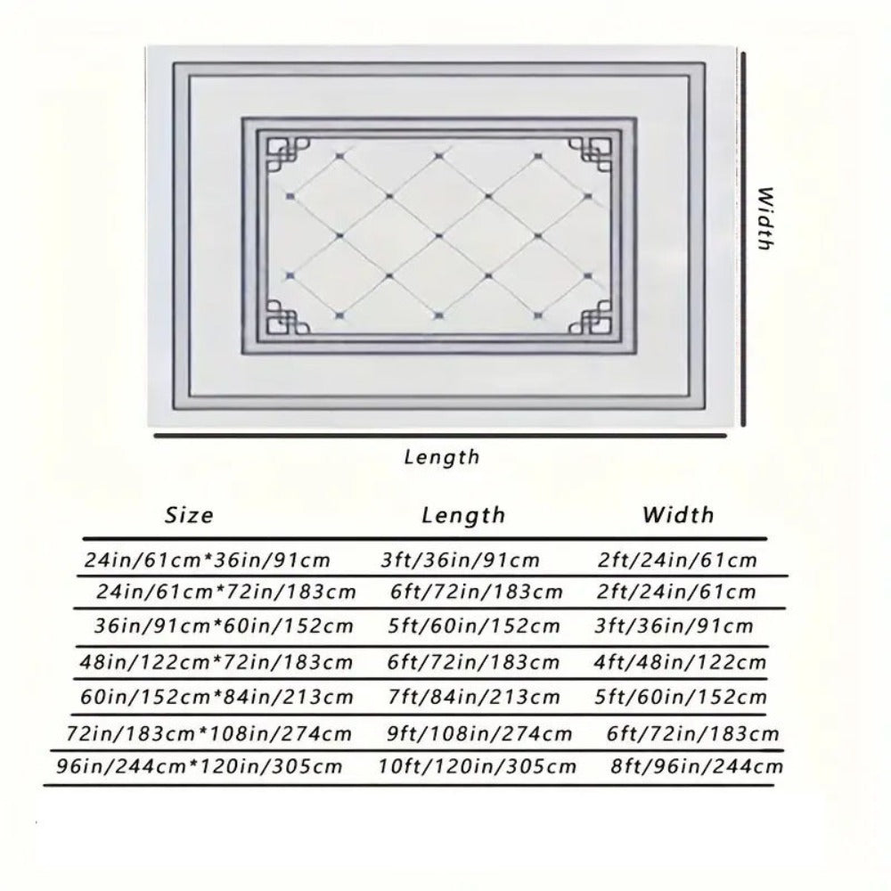 Area Rug for Bedroom, 8x10 Fluffy Shag with 1.8-Inch Plush Pile and Nine Colors for Bedroom or Living Room