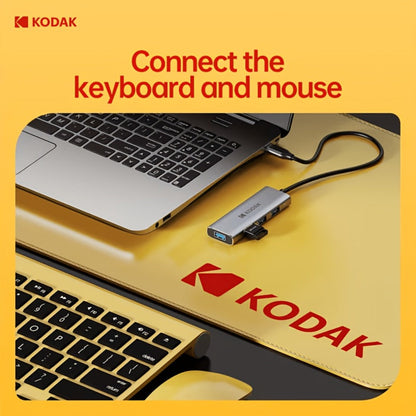 KODAK USB C Multiport Adapter 4-in-1 & 5-in-1 Hub, USB 3.0 Ports, 1000Mbps Gigabit Ethernet