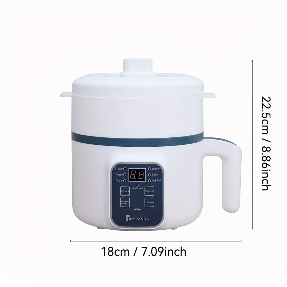 Electric Hot Pot 1.7L Multifunctional for Entryways, Bedrooms and Living Spaces, with the Listed Configuration