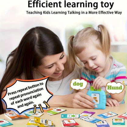 Bilingual English Speaking Flash Cards for Kids, 56 Cards 112 Visual Sight with the Listed Color, Size or Set Options for Everyday Use