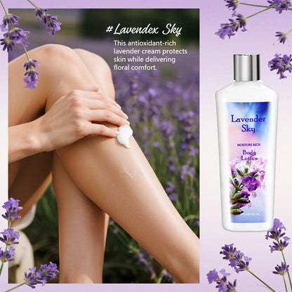 Body Care Gift Set for Women 3pcs, Body Wash, Lotion & Perfume Fragrance Moisturizing Skin Care Kit Sweet