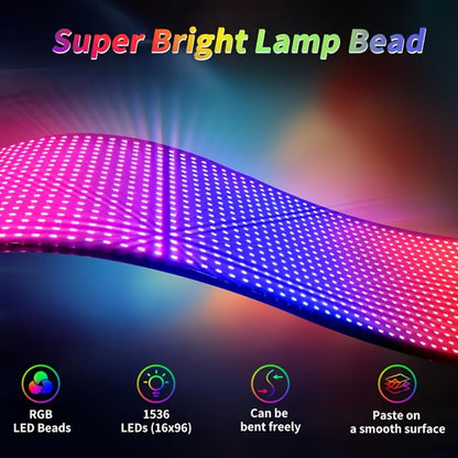 Programmable LED Demon Eyes Sign 2 Pack App Controlled – Synchronized Flashing, Scrolling Text Display