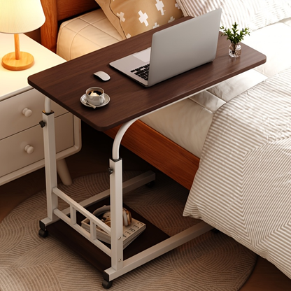 Bedside Table with Wheels Adjustable Height – Multi-Style Nursing Care Table for Elderly & Patients | Single & 3-Tier Rolling Overbed Dining
