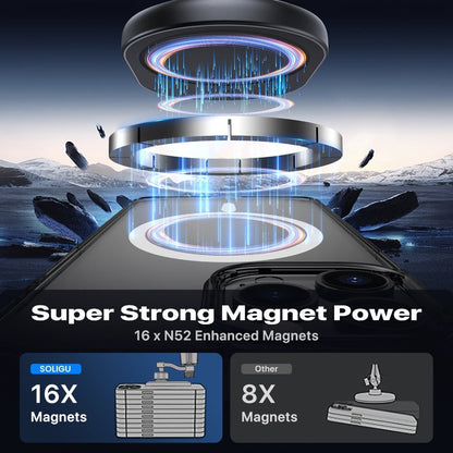Magnetic Wireless Car Charger Phone Mount 15W Fast Charging – 360° Rotation Air Vent Car Phone Holder Compatible with iPhone 16 / 15 / 14