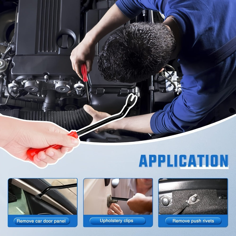Automotive Fastener Clips Kit 680pcs + Removal Tools – Universal Car Door Panel Bumper Fender Rivet Push Clips Expansion Screws Replacement
