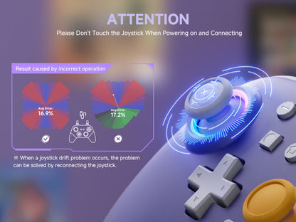 Hall Effect Wireless Controller for Nintendo Switch OLED Switch Lite - No Drift Joystick Turbo for an Everyday Personal Care Routine