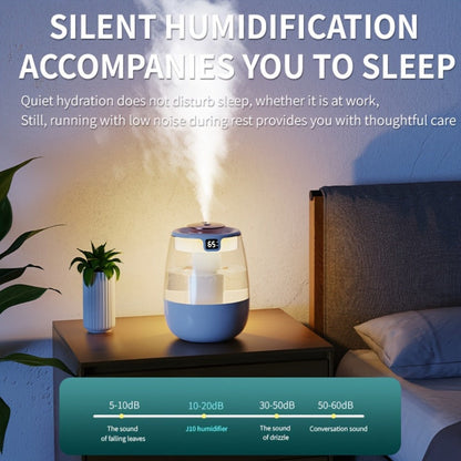 Ultrasonic Humidifier for Bedroom Desktop 1300ml Large Dual Spray Quiet Operation 10H Runtime for Entryways, Bedrooms and Living Spaces