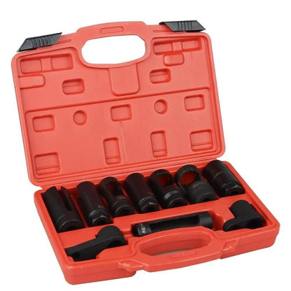 Oxygen Sensor Socket Set – Professional Removal & Installation Tool Kit for All Vehicles, Universal 22mm Slotted Design
