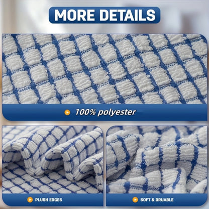 Highly Absorbent Cleaning Cloths Dish Towels – Reusable Kitchen Dishcloths, Quick-Dry Multi-Purpose Napkins & Tea Towels for Kitchen