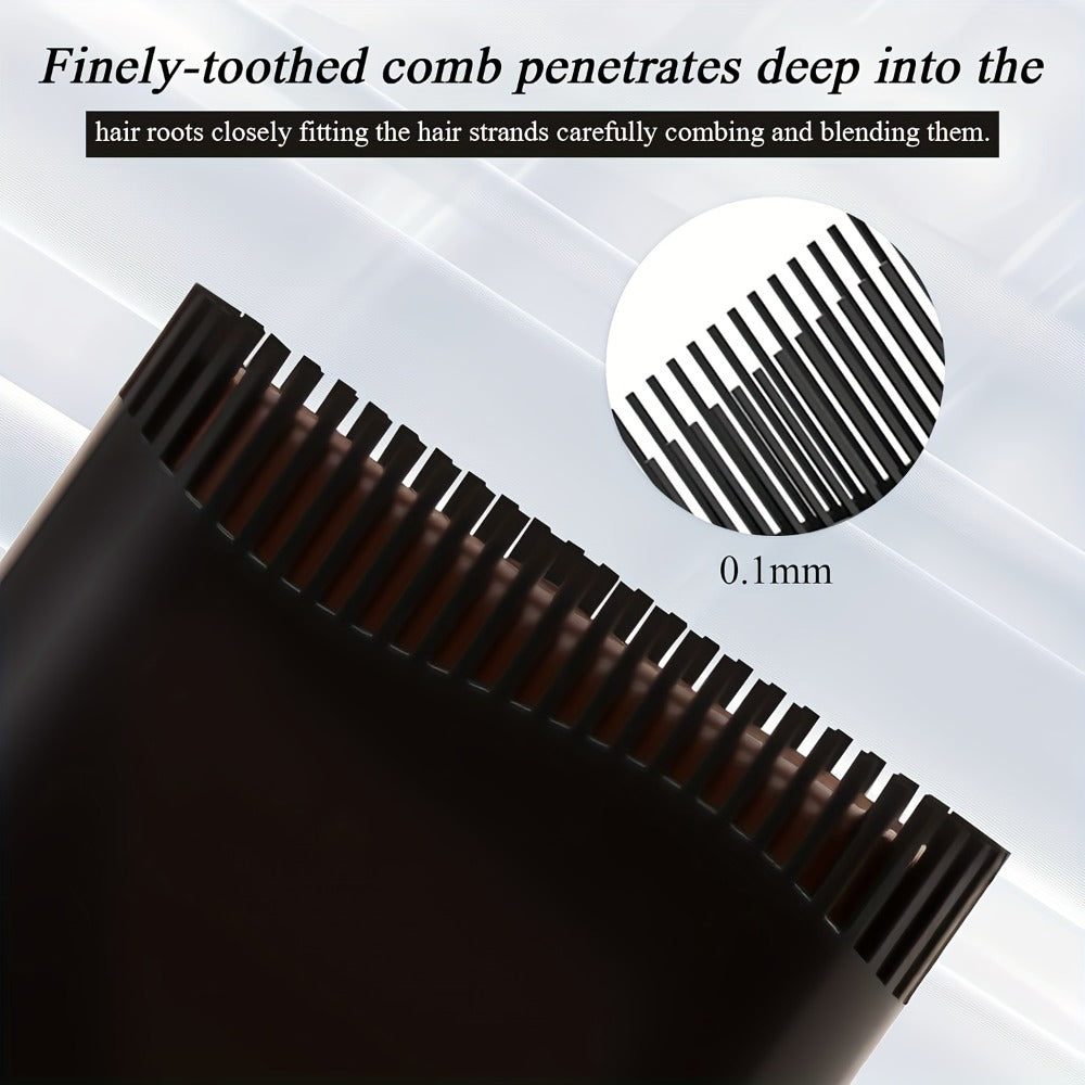 Gray Root Touch-Up Color Concealer Comb for Hair & Beard, Fine Teeth Applicator, 5 Shades, Precise Coverage 0.7oz Each
