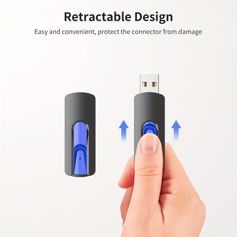 Retractable USB Flash Drive Bulk Pack 5-Pack USB 2.0 Thumb Drive 2GB 4GB 8GB 16GB 32GB 64GB Mixed Colors for a Home Lash Beauty Routine
