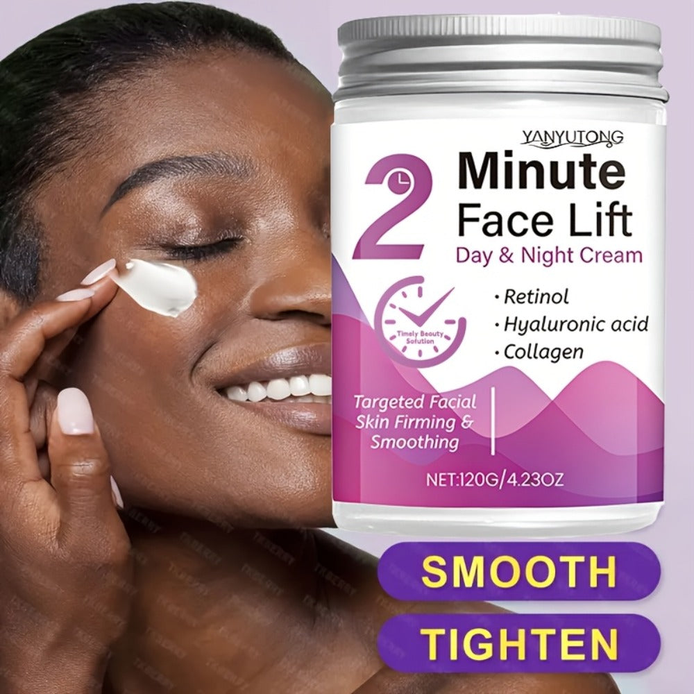 Face Cream Peptide Collagen 120g Formula with Hyaluronic Acid and Lightweight Day or Night Texture