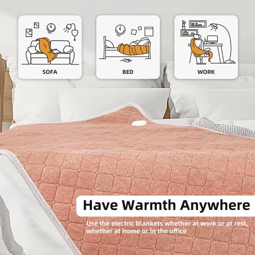 Electric Mattress Pad Heated Bed Warmer 63"x31" - 9 Heat Settings, 4 Auto Shutoff Modes, Rapid Warming