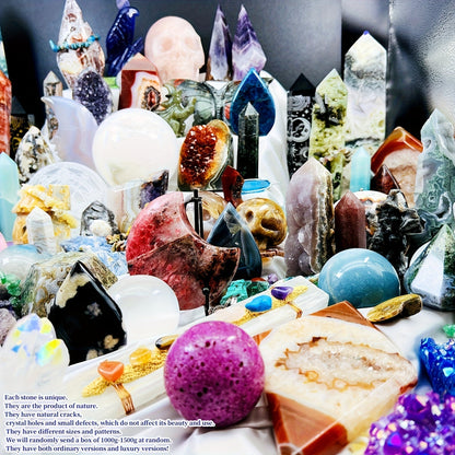 Bohemian Luxury Crystal Collector Box Gift Set - Romantic Home Decor & Holiday Gift for Parents, Friends